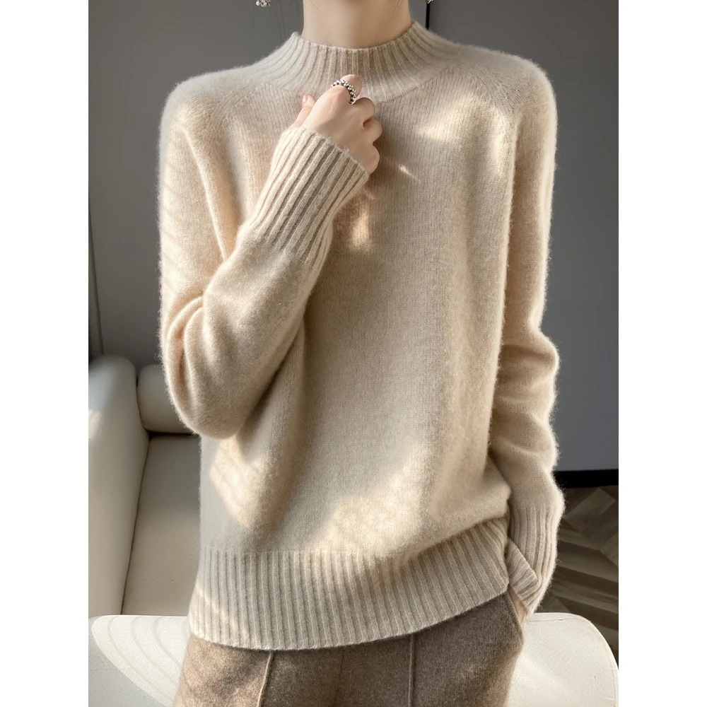 ZHANGLIX 万能搭I秋冬气质百搭保暖时尚经典羊绒衫 NJRG-892