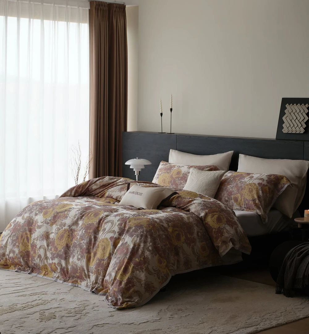 【玛洛驰隐藏款】奥林德花庭 轻奢馥郁色织大提花四件套