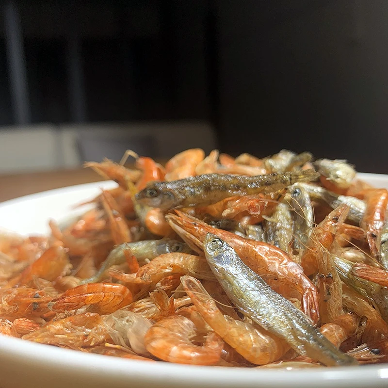 湖南特产淡水小溪鱼小河虾250g农家自晒无盐虾皮虾米食用水产新货