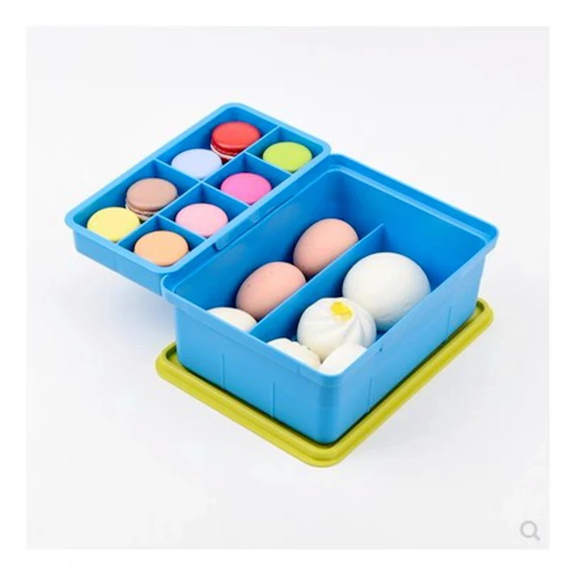 特百惠 巧乐收纳盒/密封便携午餐分隔饭盒方便多用防尘分格盒防潮