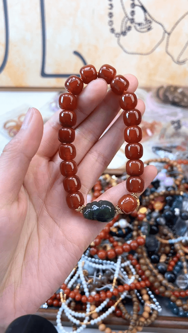 【闪购商品】玛瑙手饰未镶嵌365手串