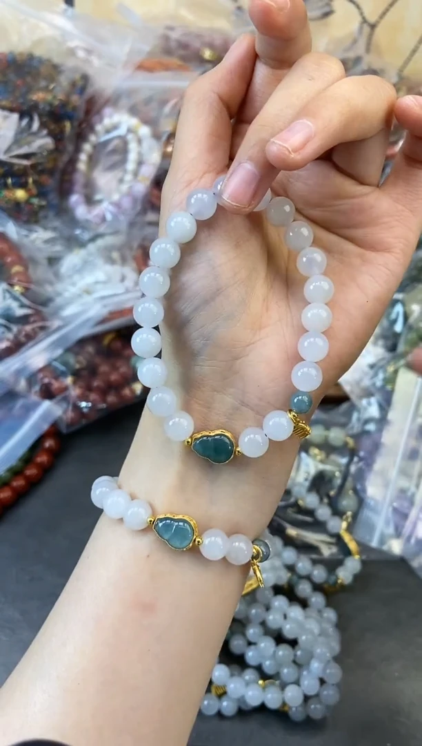 【闪购商品】和田玉手饰银S925镶嵌255