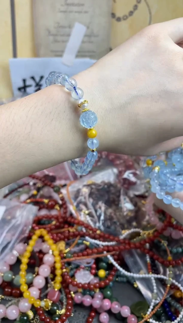 【闪购商品】海蓝宝石手链未镶嵌144