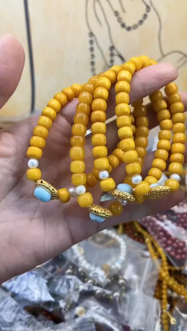 【闪购商品】蜜蜡手链未镶嵌594手串