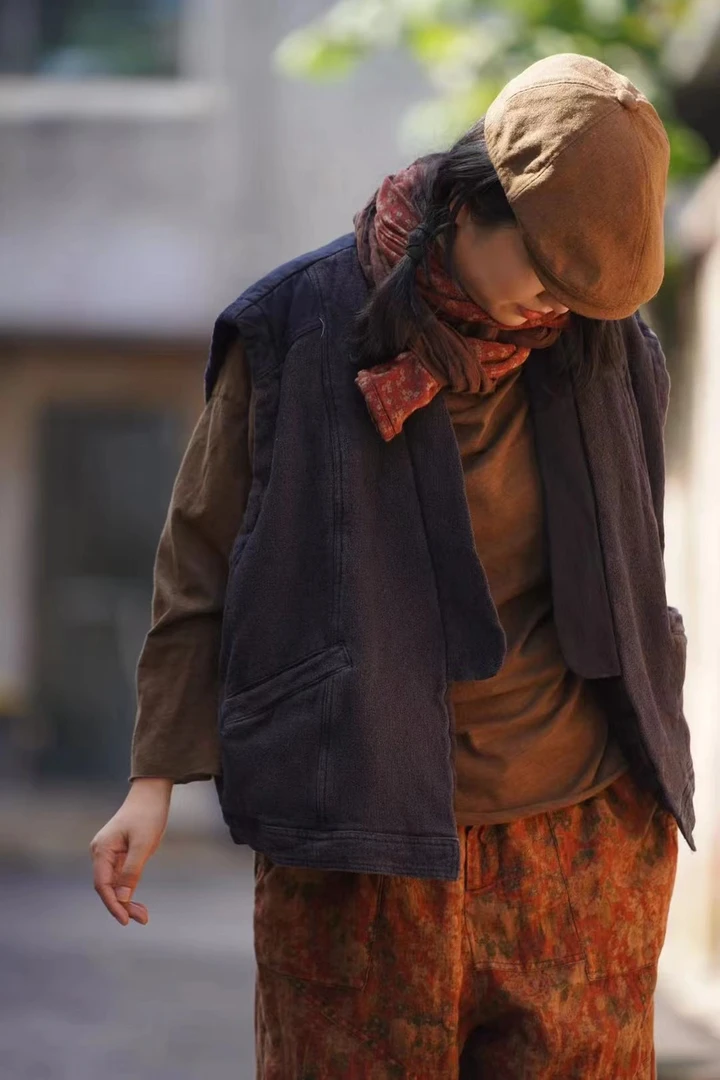 麻衣分享古兰木棉马甲