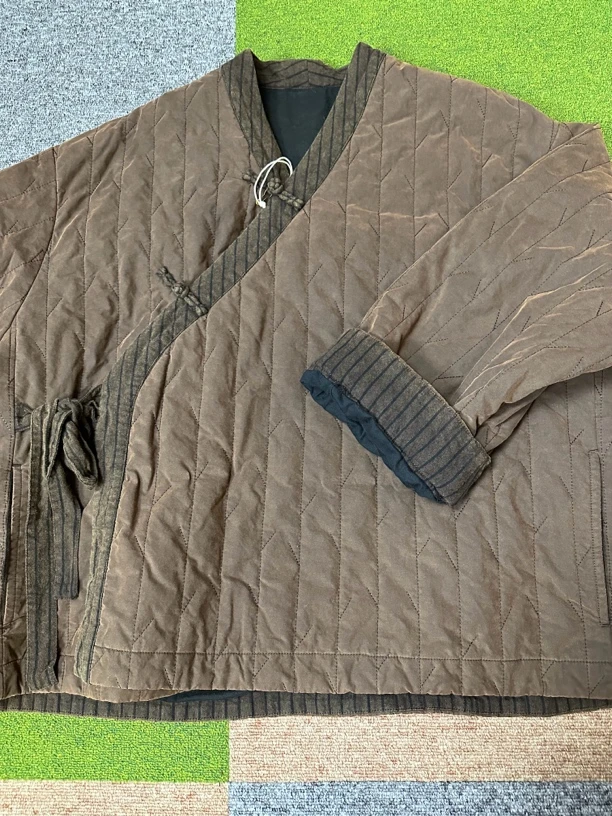 甄选棉麻原创亚麻宽松棉服