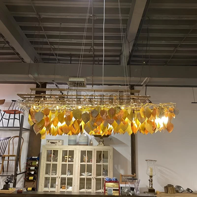 BORCH/博瑞奇C2-157铜菩提树叶吊灯氛围装饰摆件（05069）