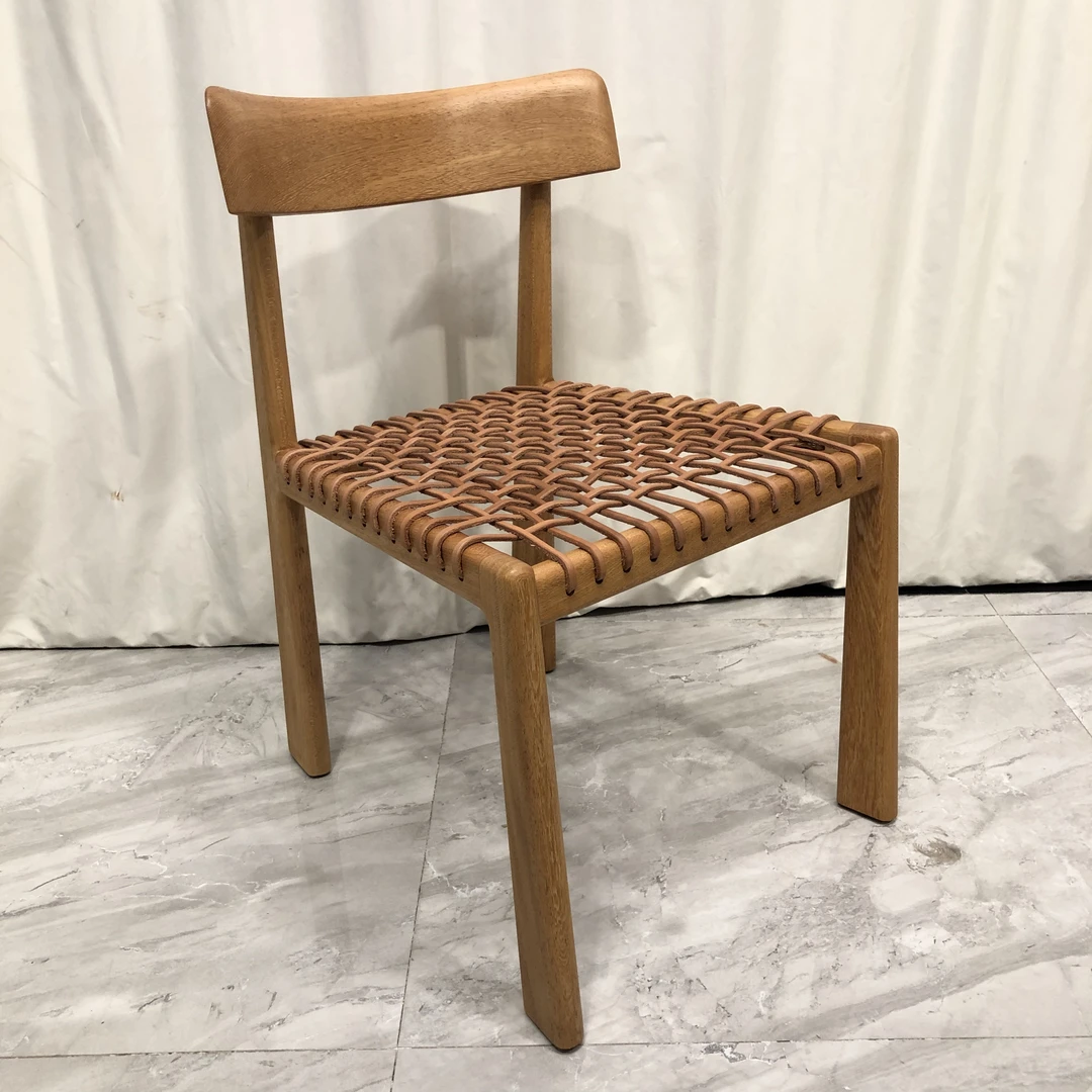 BORCH/博瑞奇实木皮条编织餐椅（08760）