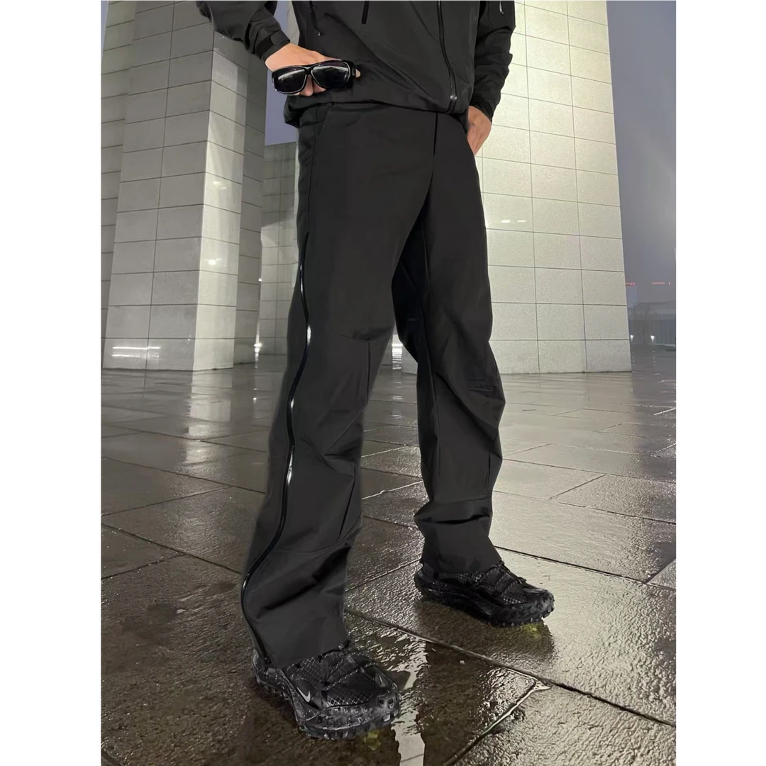 【狂客】陆战 军鸟战术半开拉硬壳压胶拉链防泼水春夏户外冲锋裤