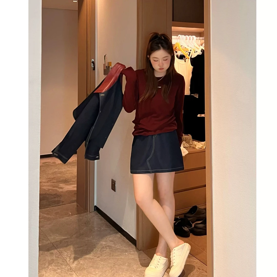 （收）秋季新款加绒大码3333-2流行风格打底纯色显瘦时尚针织衫上衣