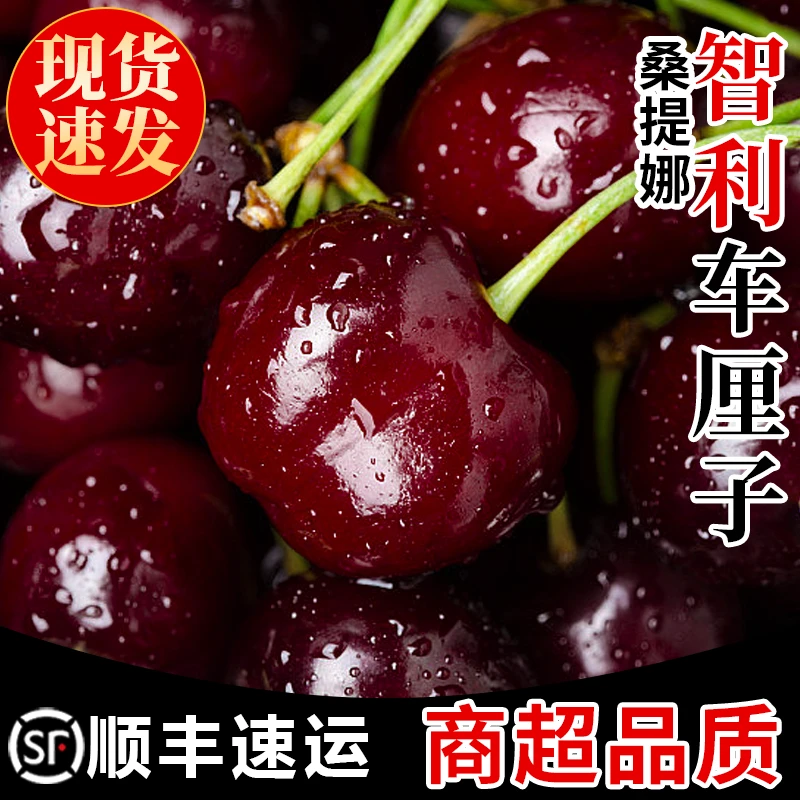 顺丰现货智利进口车厘子桑提娜新鲜当季水果大樱桃特大果超好吃