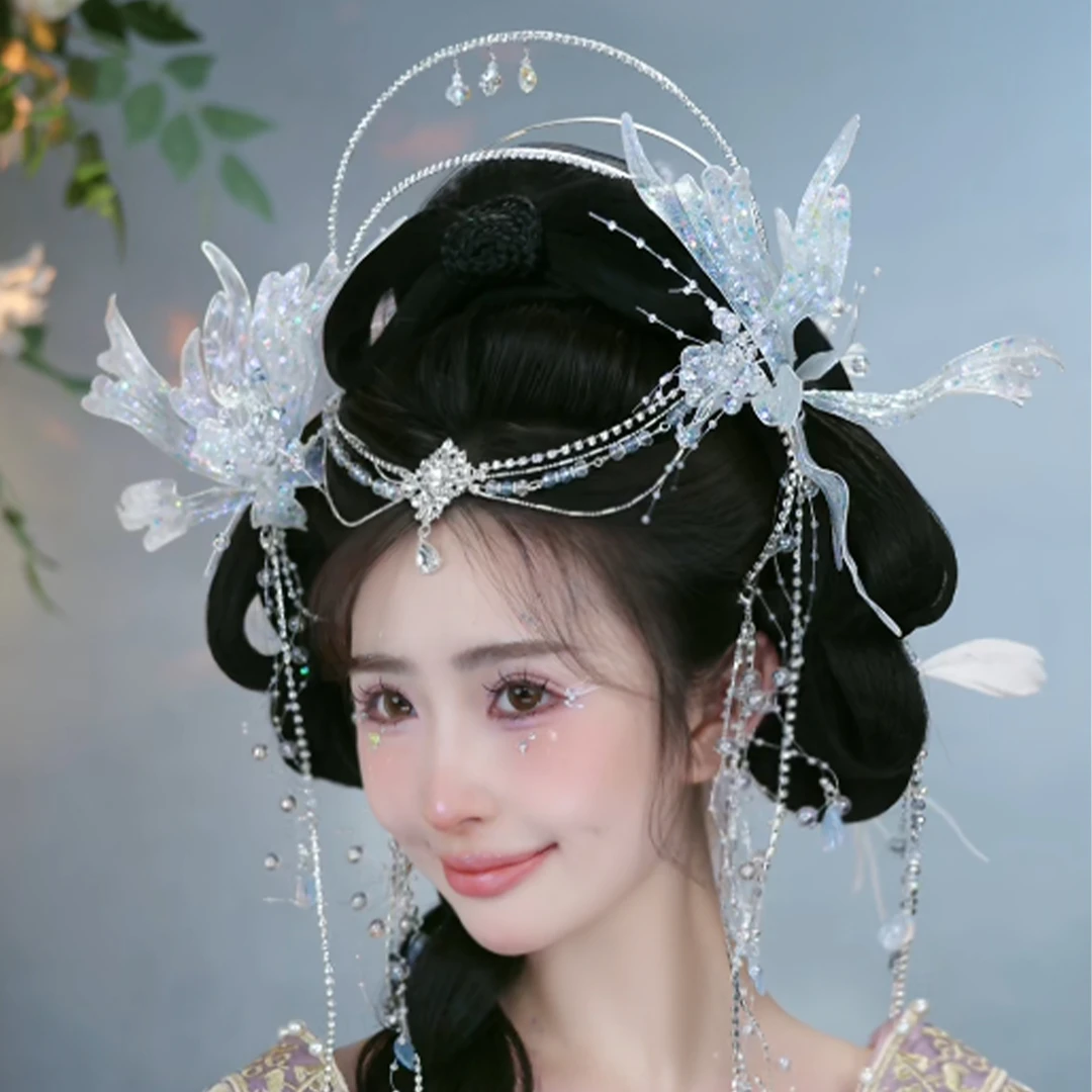 合金婚庆饰品 人鱼精灵仙气旅拍影楼唯美饰品849