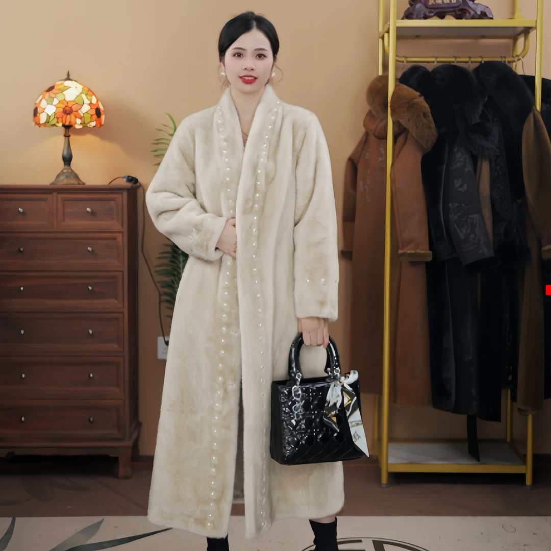 【斌哥专属】 9142冬季海宁新款高端设计师女士保暖外套
