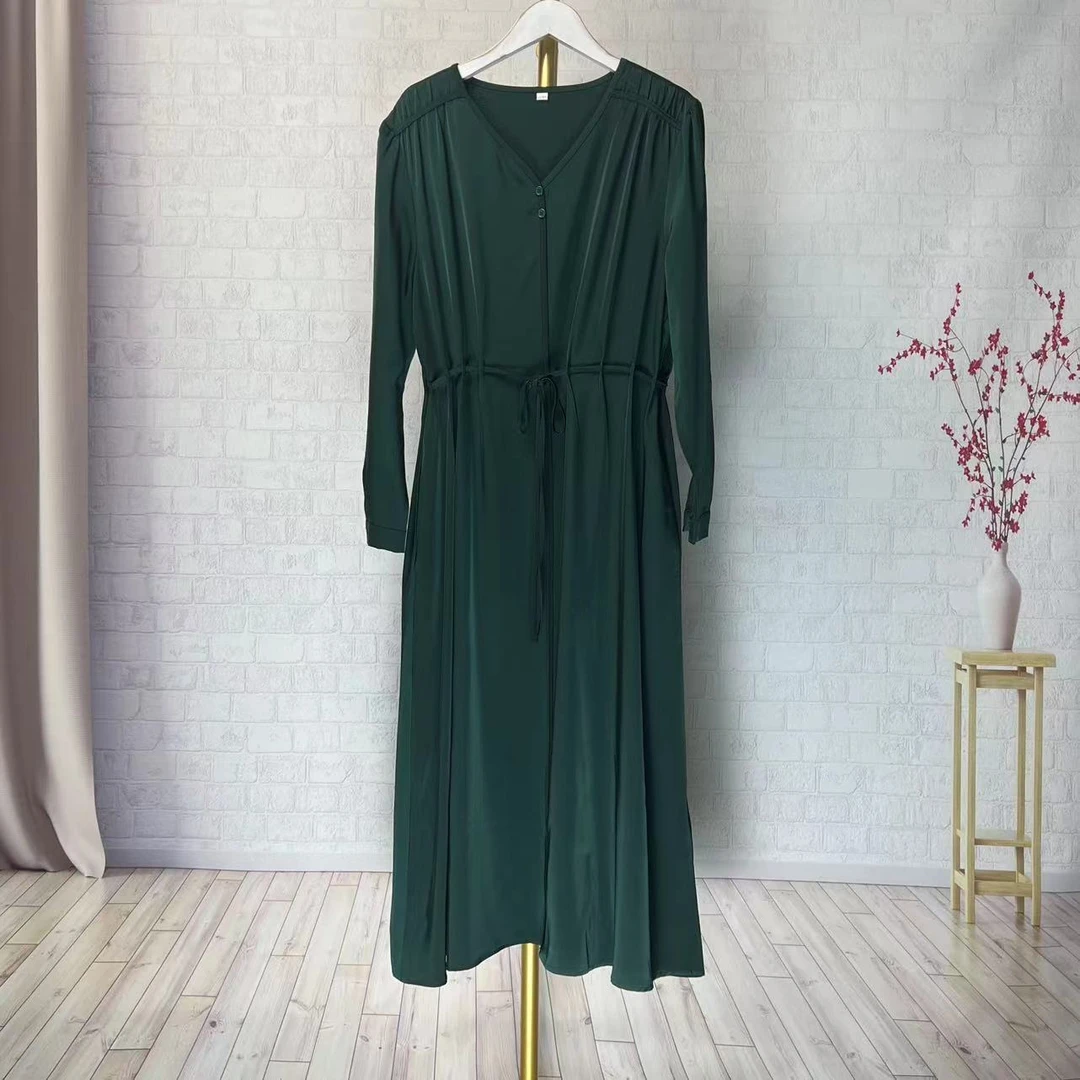 A18 夏季气质高贵时尚显瘦裙子休闲收腰女装连衣裙