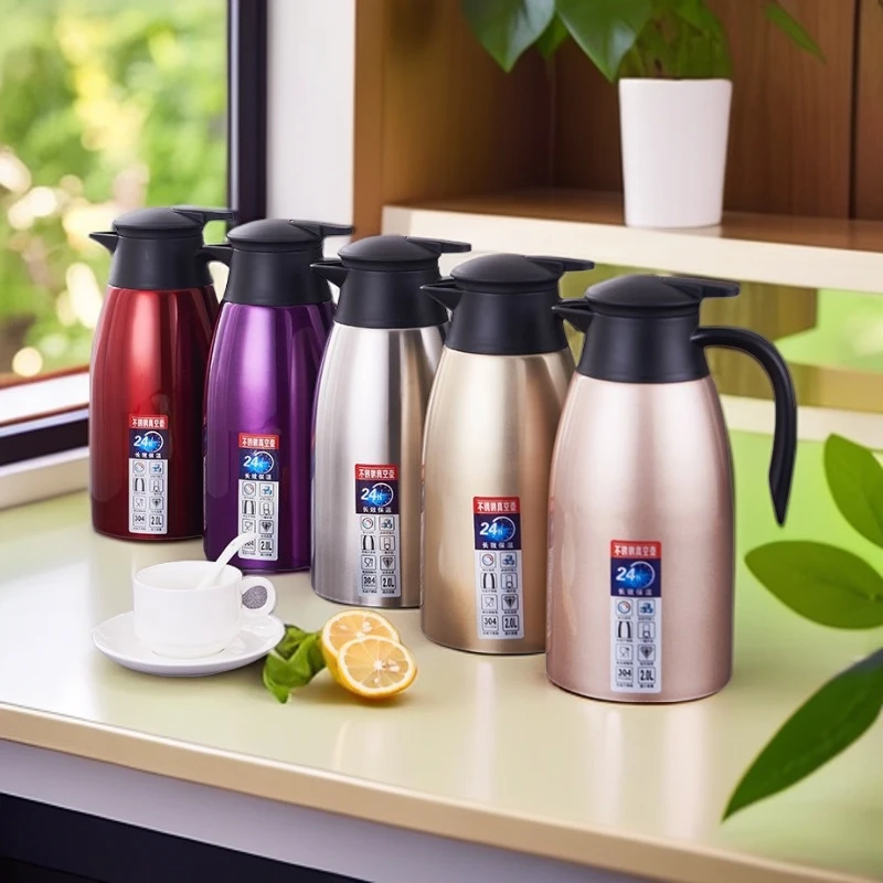 【爆！终身免费更换】胆304水壶保温大容量开水保温瓶保温壶温水壶2L