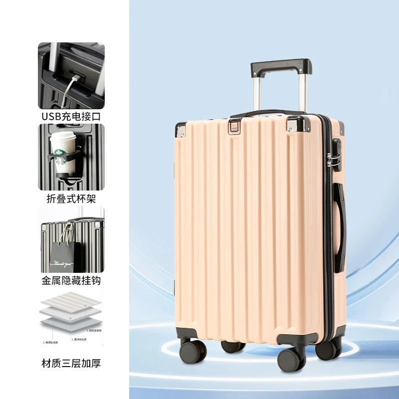 【未改价，勿拍】行李箱男女学生旅行箱结实加厚密码万向轮拉杆箱