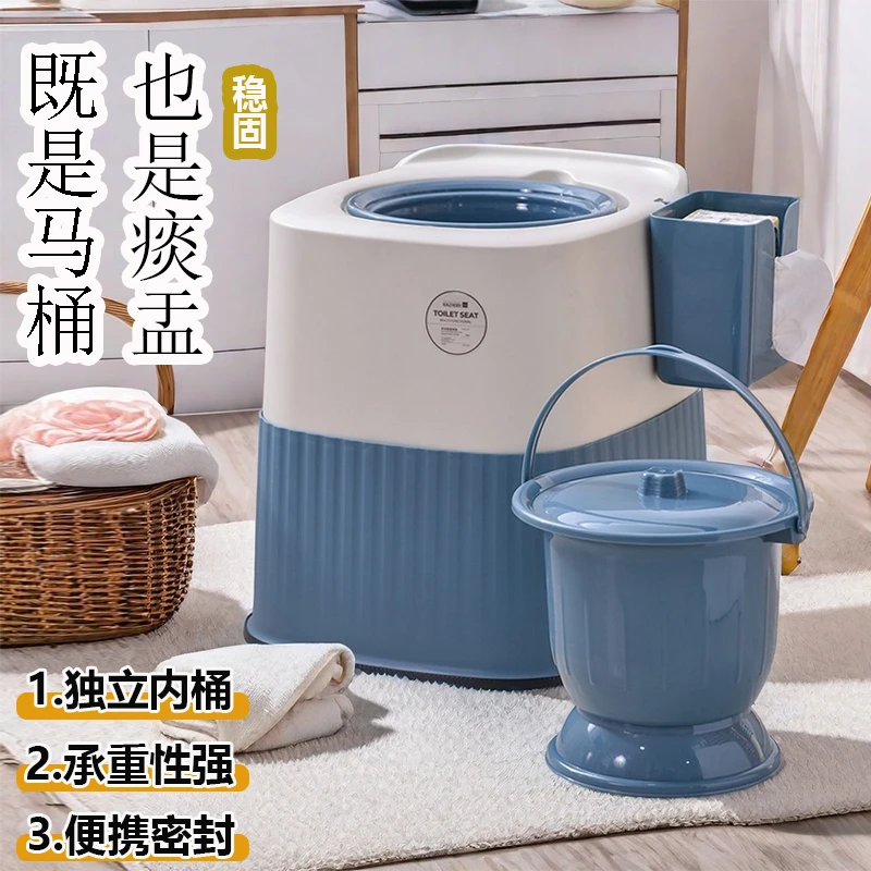 便携尿盆防滑卧室内坐式房间老人儿童坐便女孕妇桶小便成人尿熏桶