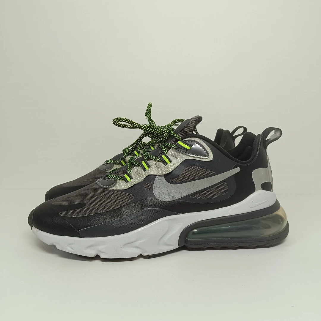 42码/二手正品不刀 airmax270 黑绿 市价899 非原盒