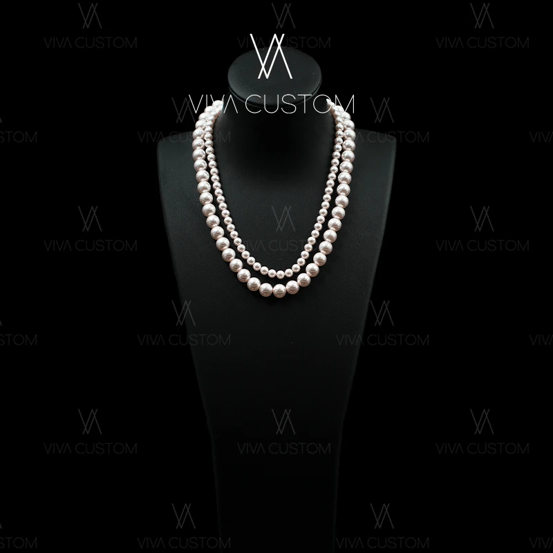 铜合金仿珍珠项链 珠华旧梦系列 气质百搭叠戴珠珠项链✓