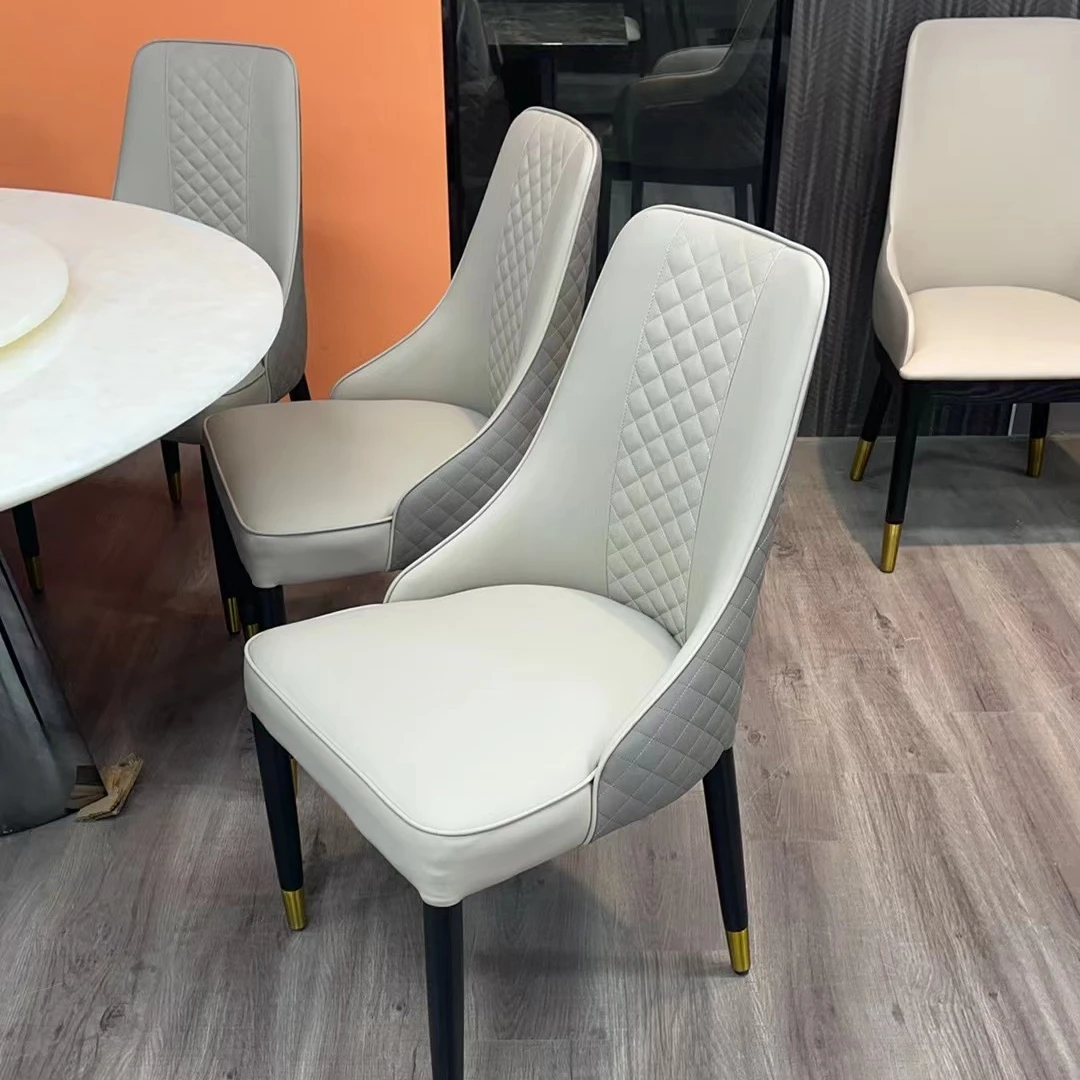 凌形椅全实木椅子白蜡木椅高档别墅轻奢餐椅家用高档吃饭椅网红椅