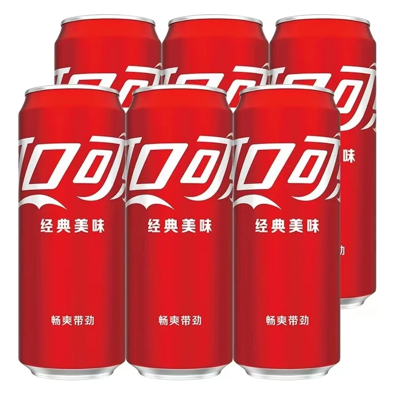 【可口可乐】经典摩登罐碳酸饮料可口可乐汽水罐装可乐330ml*6罐