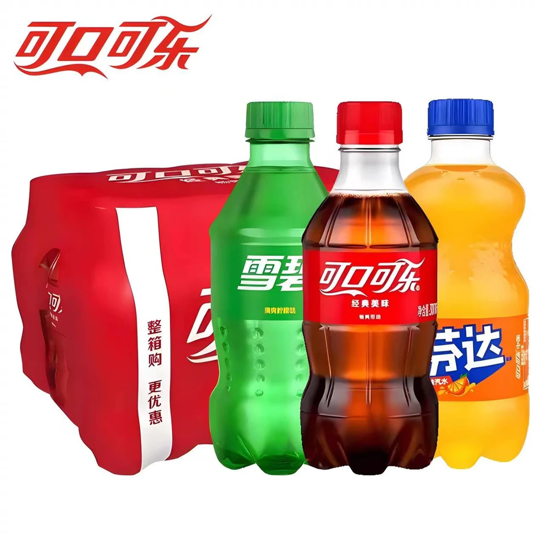 可口可乐/雪碧/芬达碳酸饮料小瓶装经典美味汽水12瓶300ml