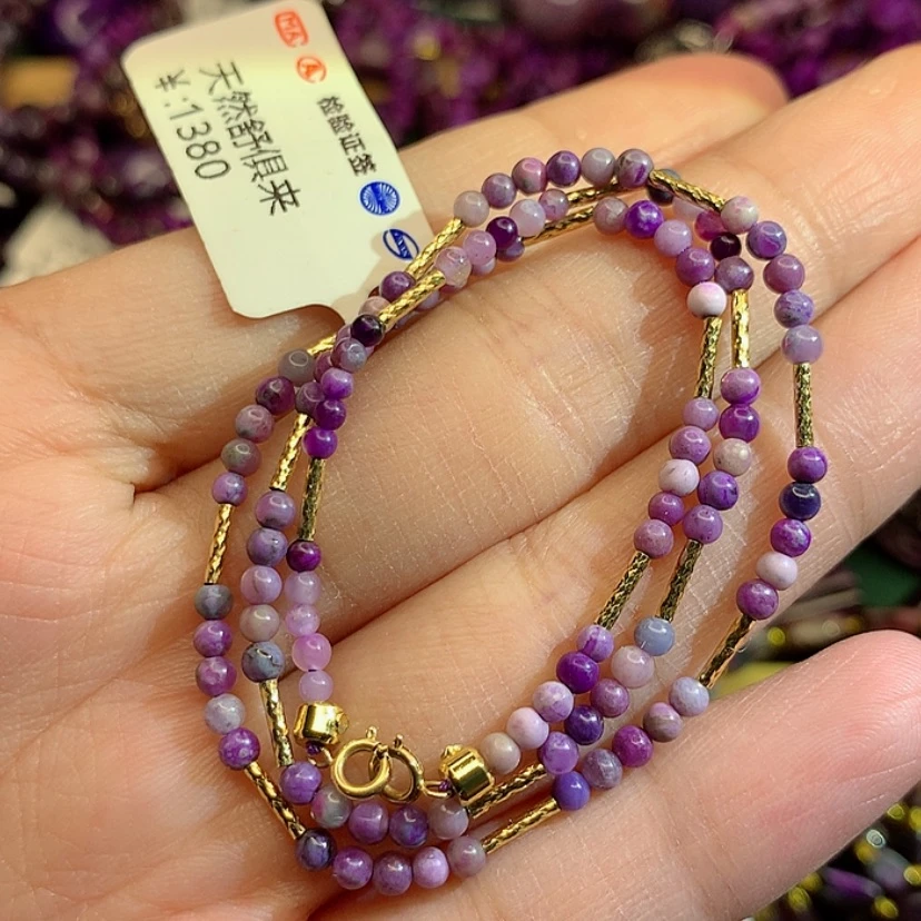 【闪购商品】苏纪石（舒俱来）项链18K金镶嵌