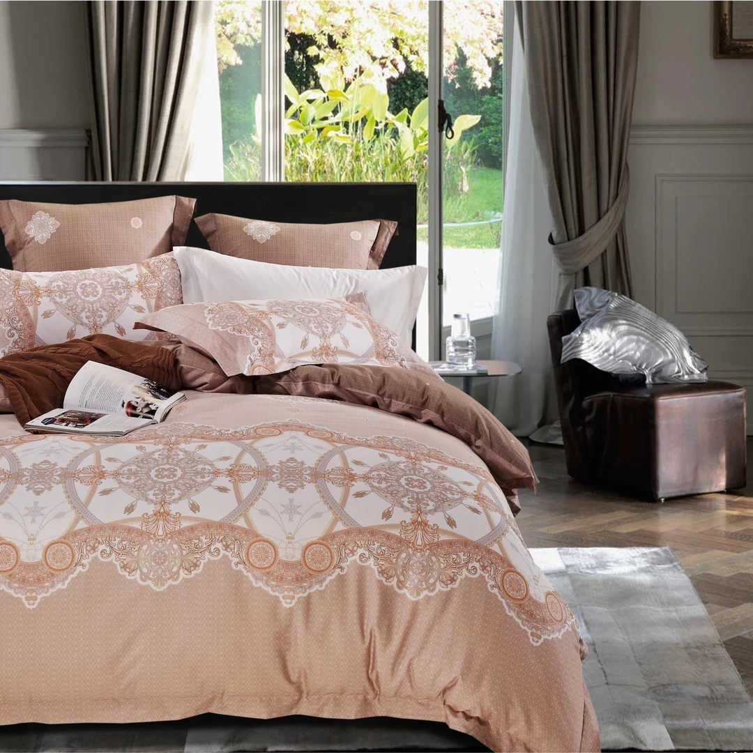 [夢之語]长绒棉磨毛醇净棉绒纯棉全棉四件套柔软细腻亲肤高端家纺