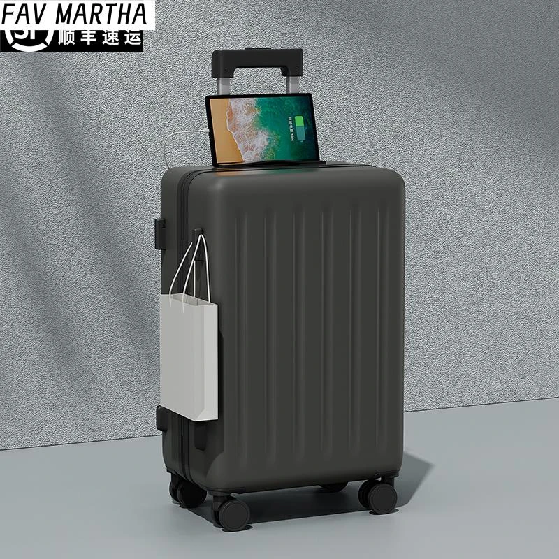 多功能行李箱拉杆箱女学生20寸登机箱静音万向轮密码箱24男旅行箱