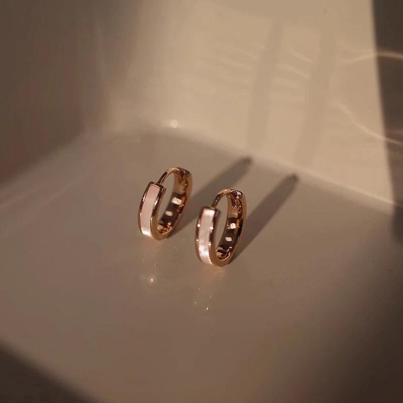 贝壳耳饰 复古贝壳耳环2025年新款潮小众设计感高级精致百搭