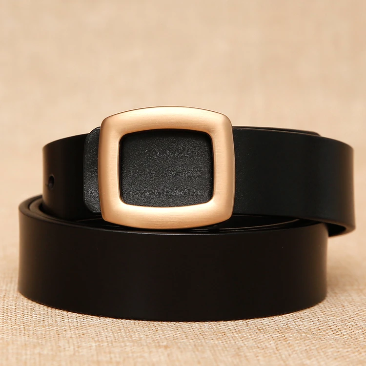 皮带女ins风复古纯牛皮简约百搭牛仔裤配裙子腰带真皮细装饰皮带