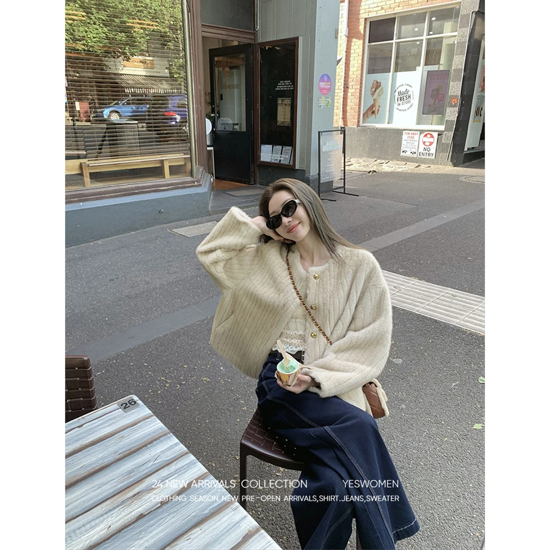 YESWOMEN中古环保D系列·千金感华贵 触感细腻外套XY60410A4010