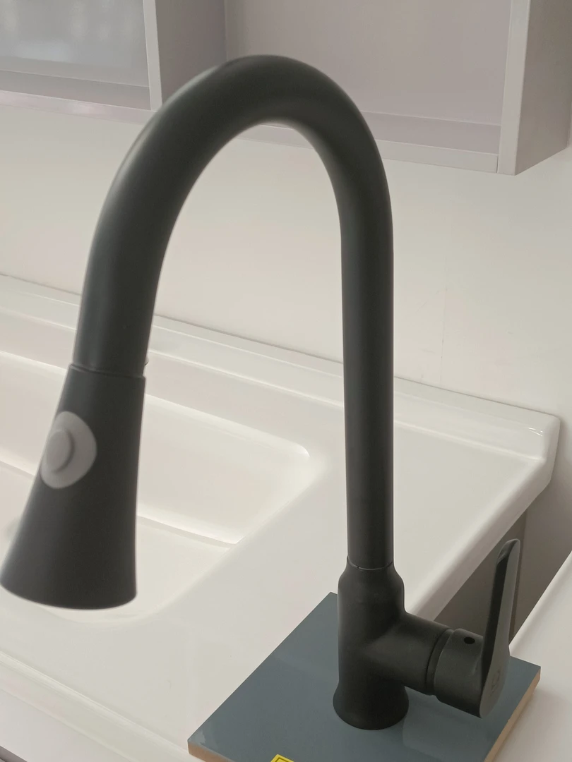 新款花洒厨房水龙头冷热抽拉式万向伸缩铜防溅龙头家用