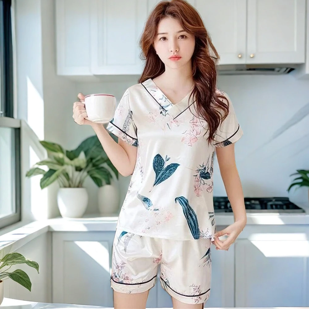 【宠粉福利】夏季冰丝睡衣女款爆款2025新款女士薄款舒适家居服套装