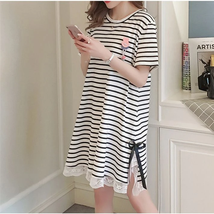 睡裙女款爆款2025新款夏季睡衣宽松睡裙女连衣薄款网红可爱夏天