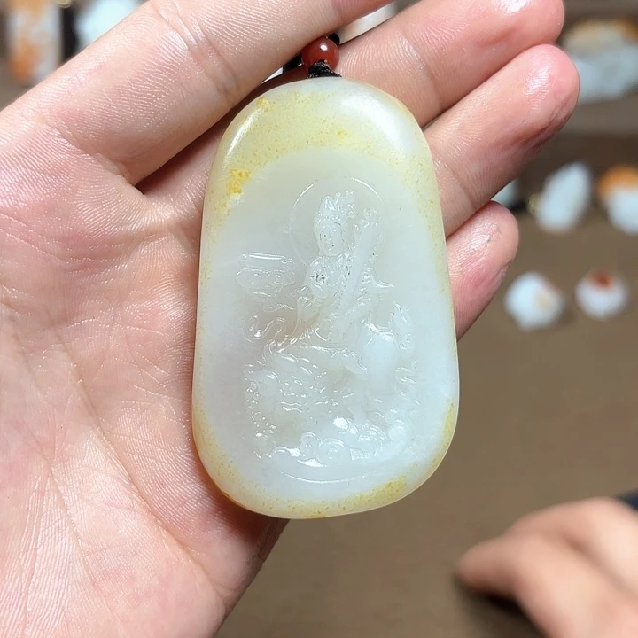 和田玉吊坠(不含链)未镶嵌等***雨