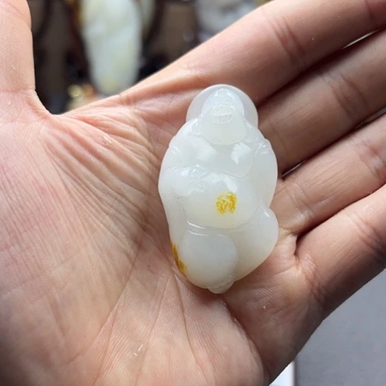 和田玉摆件未镶嵌只*