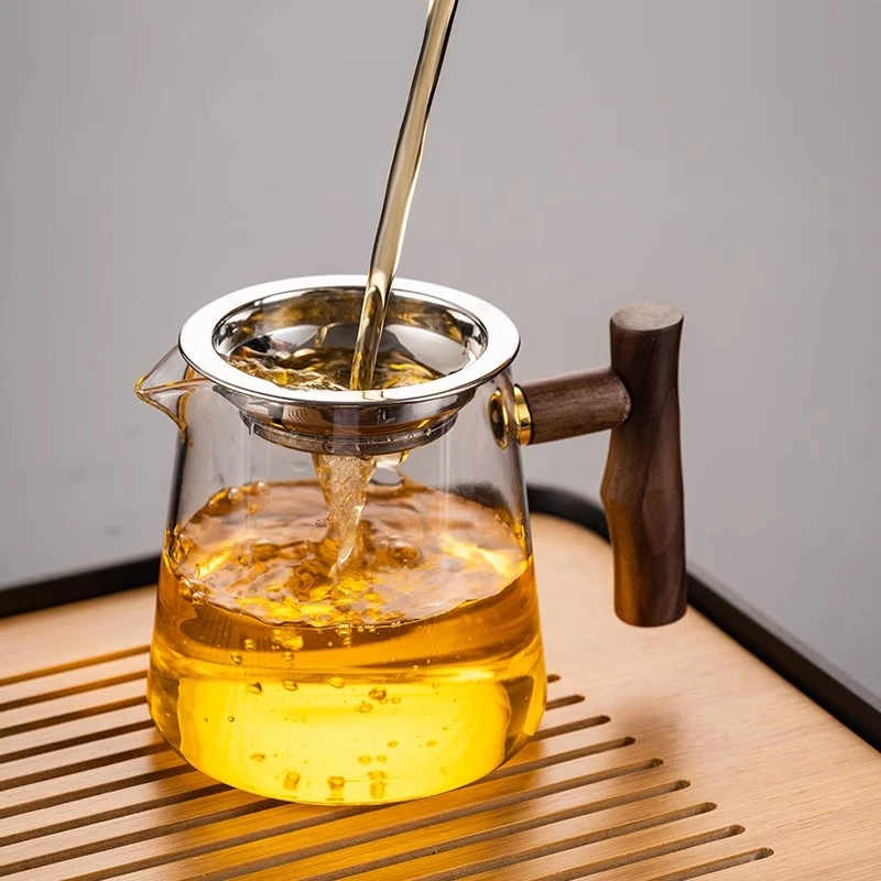 玻璃公道杯茶漏一体耐热防炸家用办公室分茶器功夫茶具茶海带茶滤