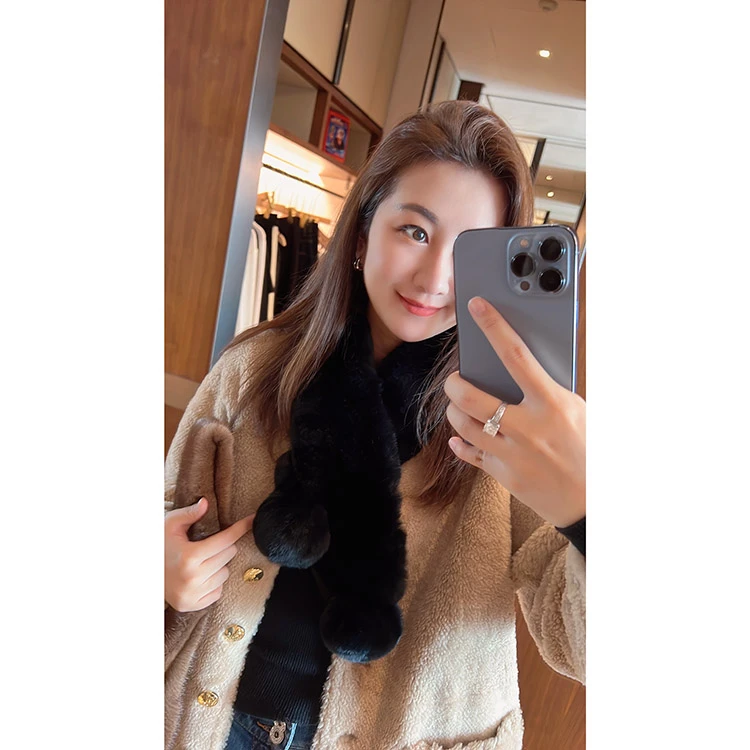 【王雯馨】温暖滴绒绒 挚爱自留款 围脖