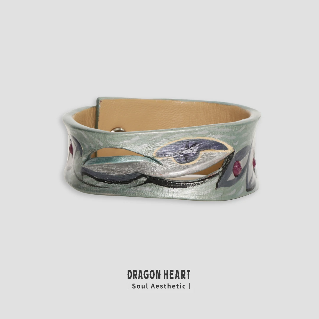 非金属皮质手镯 春的眼睛· DH牛皮饰品手环（A2545）