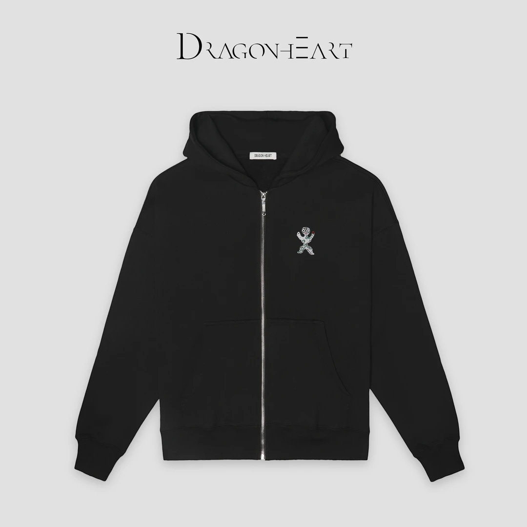 小侯王·龙心DRAGON HEART“东方伊甸园系列”有帽拉链卫衣