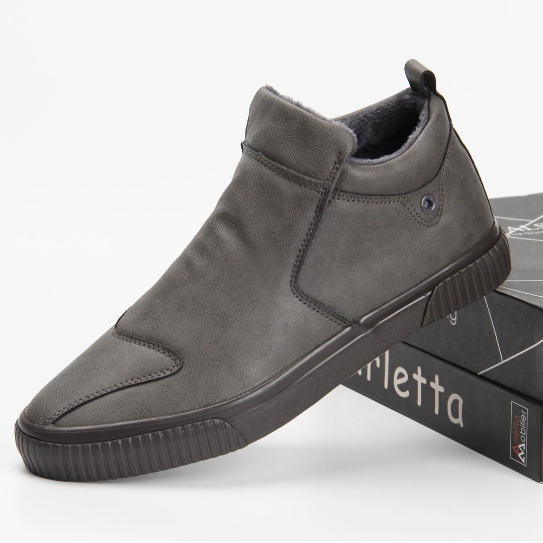 20331 冬季短靴高帮潮流男鞋舒适潮流平底鞋男士加绒加厚保暖棉鞋