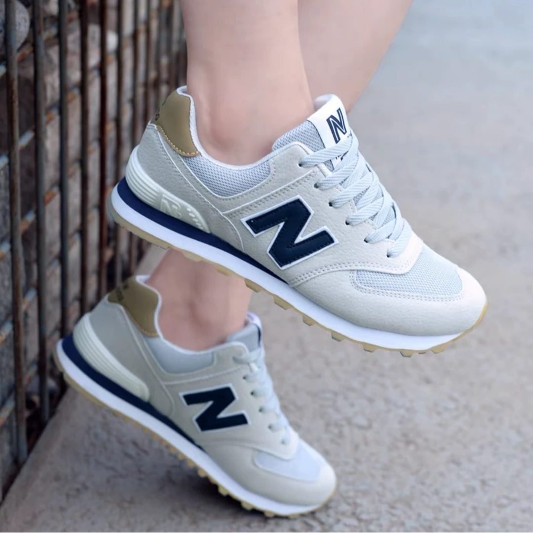 NewByronbond男女同款经典百搭复古潮流透气时尚情侣休闲鞋元祖灰