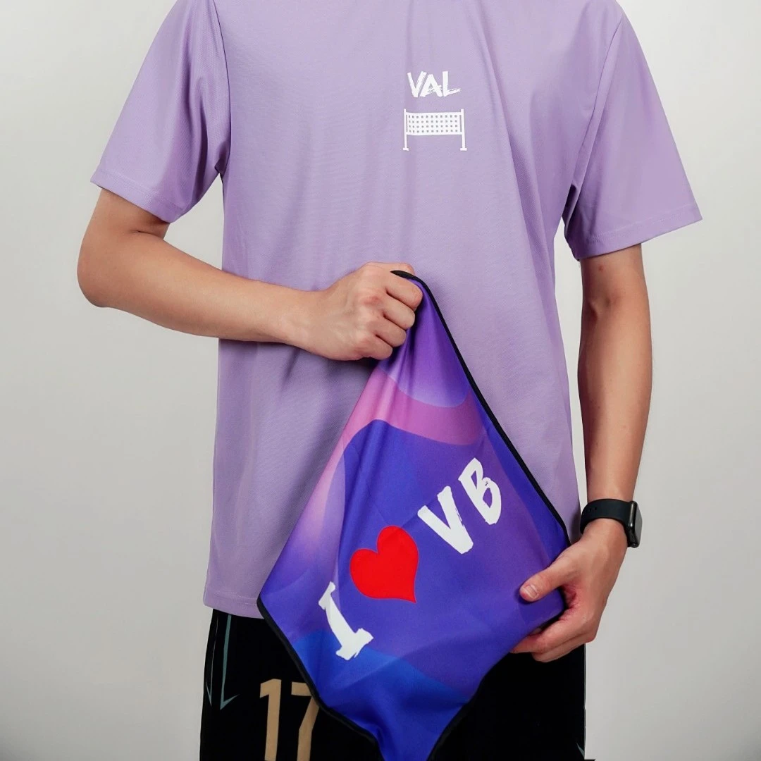 VAL梦幻紫透气鞋袋 I ❤️ VB