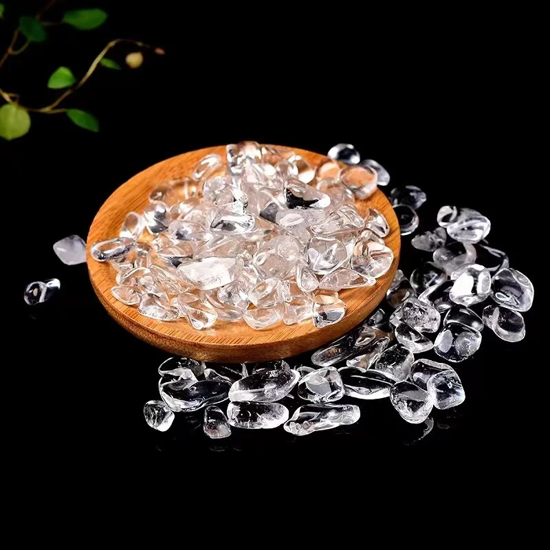 白水晶碎石摆件消磁石