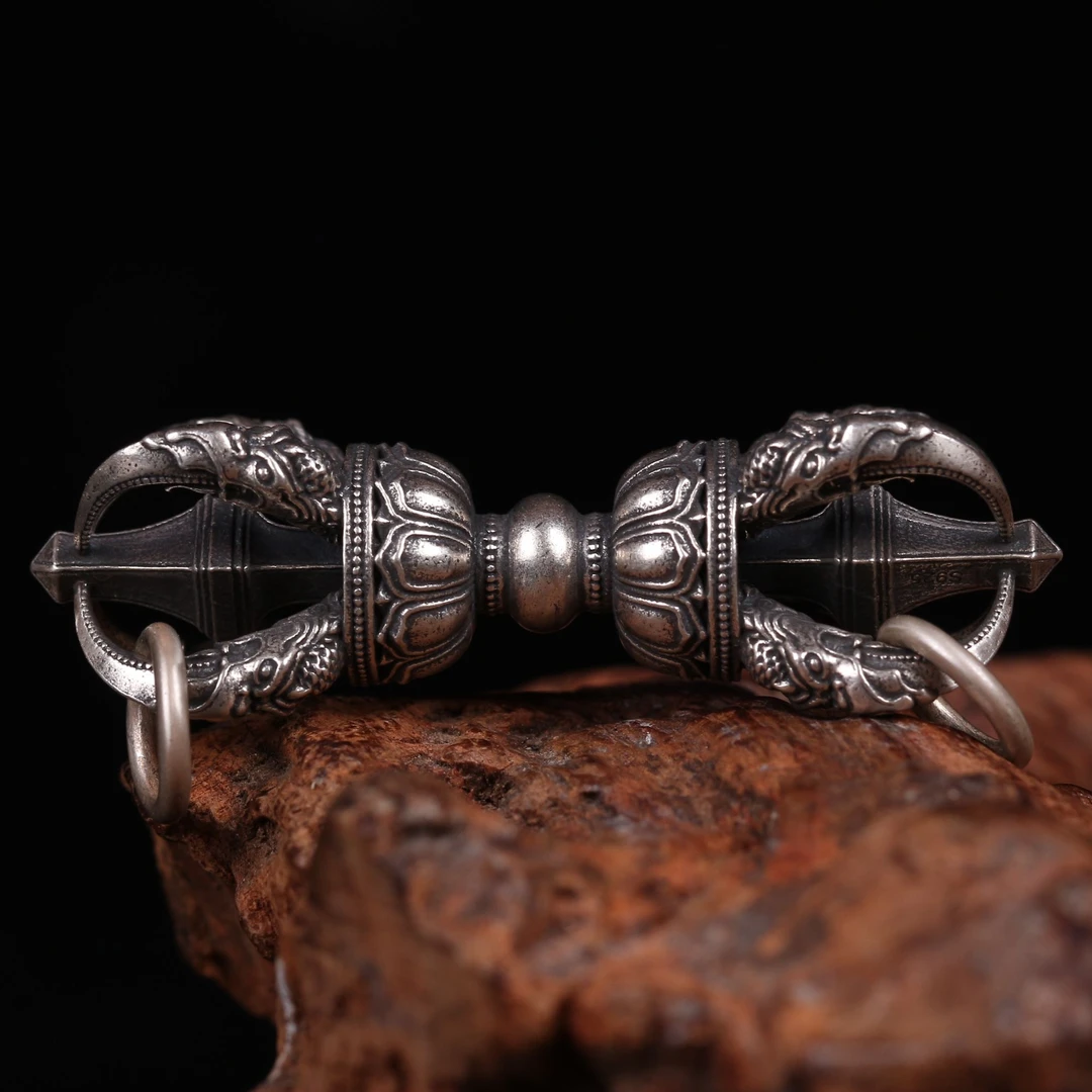 吊坠925银 吊坠925银 金刚杵 吊坠 小众饰品 挂坠 银饰