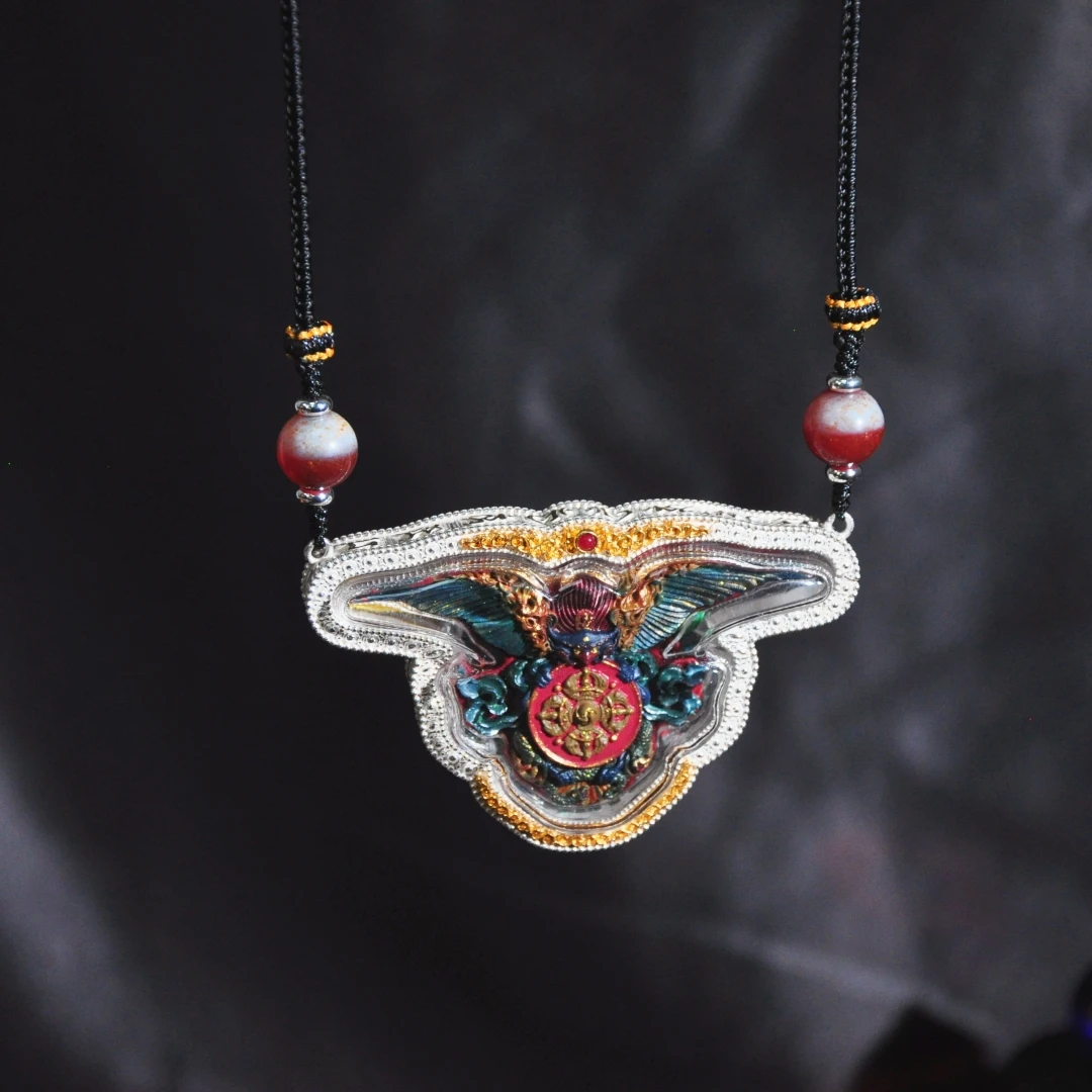 吊坠925银 【龙老板】大鹏*扶摇直上/大鹏鸟擦擦吊坠A1090078