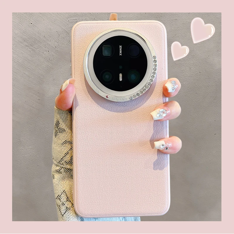 适用华为mate70pro+手机壳高级感素皮mate70RS非凡大师mate60pro