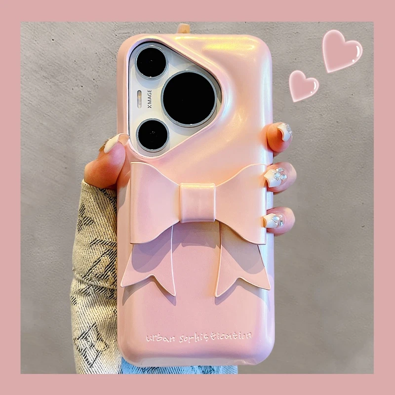 适用华为pura70pro+手机壳mate60pro唯美立体蝴蝶苹果16/15/14/13