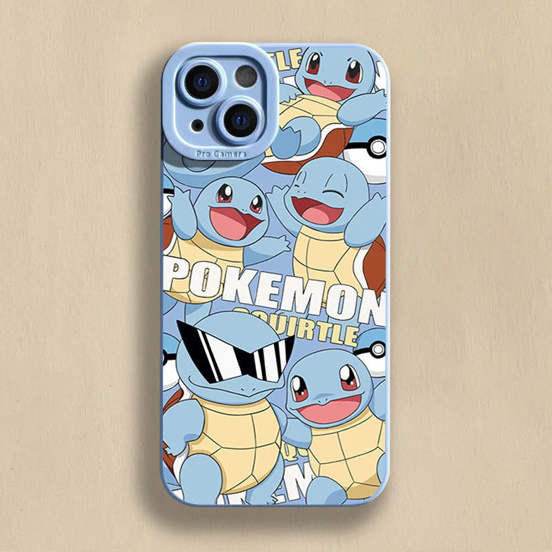 满屏杰尼龟壳苹果13iPhone14promax12/11全包潮牌手机壳可爱x情侣